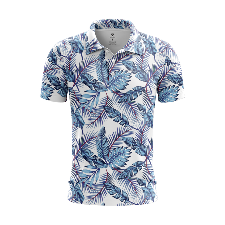 BLUE LEAVES GOLF POLO