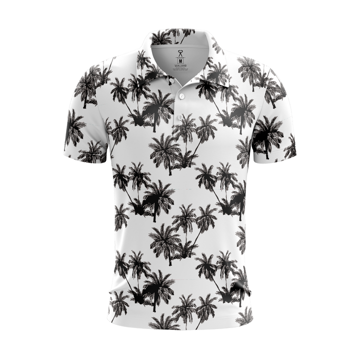 FLORAL PATTERN GOLF POLO