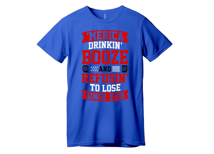 AMERICA & BOOZE 1776 - T-SHIRT